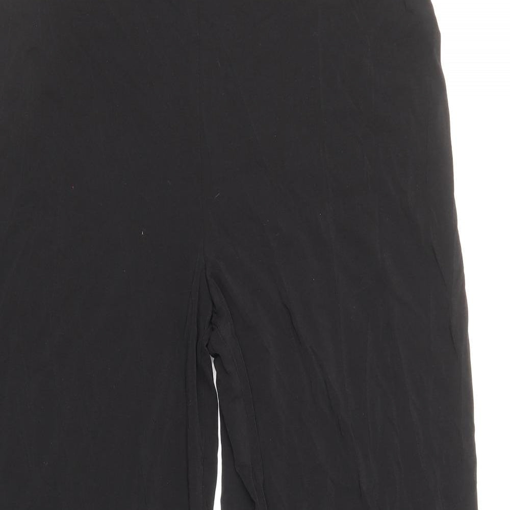 Womens UK Size 12 Marks and Spencer Regular Fit  Black Trousers