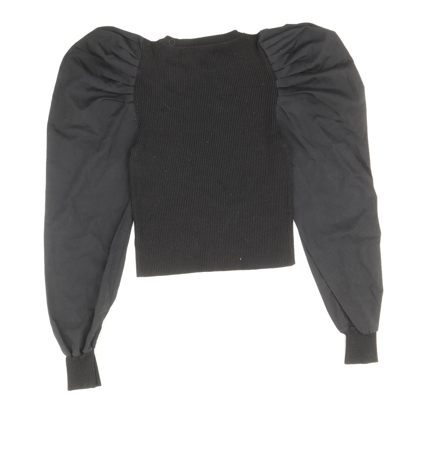 Womens UK Size 10 Nasty Gal Black Pullover Jumper