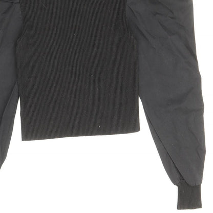 Womens UK Size 10 Nasty Gal Black Pullover Jumper