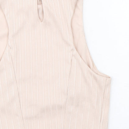 Womens UK Size 10 New Look Pink Basic Tank