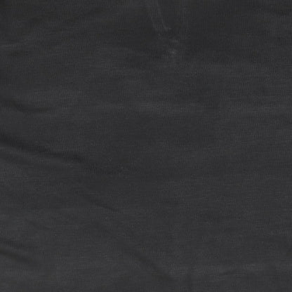 Bite Mens Black Collared Striped Acrylic Pullover Jumper Size M