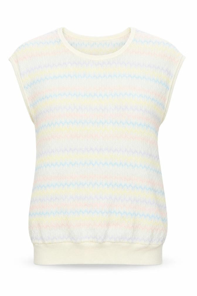 Womens UK Size 10 Littlewoods Multicoloured Vest Jumper