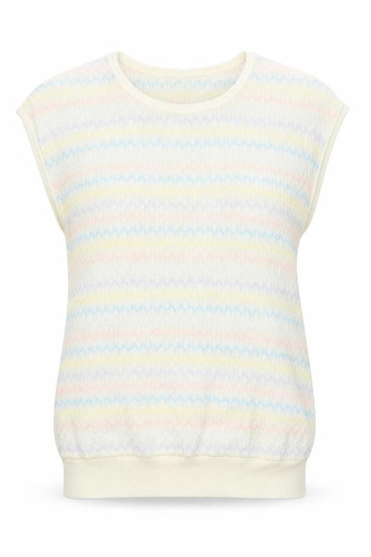 Womens UK Size 10 Littlewoods Multicoloured Vest Jumper