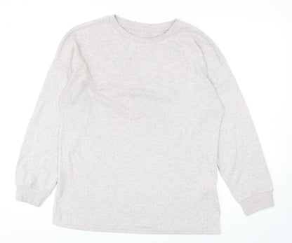 Primark Womens Grey Round Neck Polyester Pullover Jumper Size S