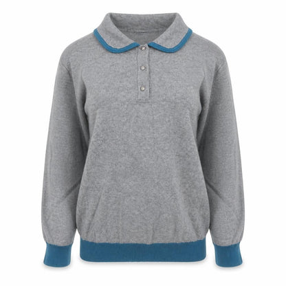 Womens UK Size S Klass Collection Grey Pullover Jumper