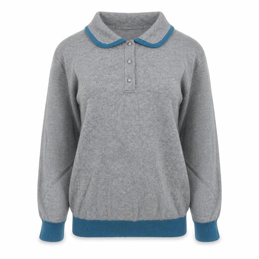 Womens UK Size S Klass Collection Grey Pullover Jumper