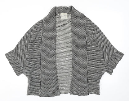 Womens UK Size M Zara Black Cardigan Jumper