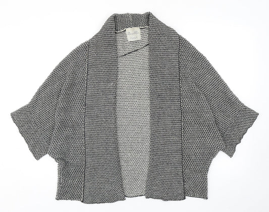 Womens UK Size M Zara Black Cardigan Jumper