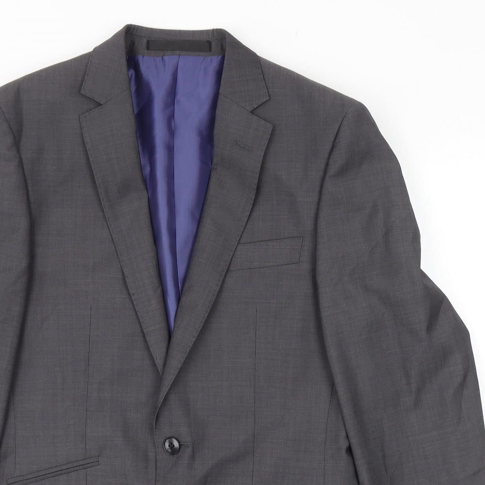 Mens UK Size 36 Marks and Spencer Regular Grey Suit Jacket