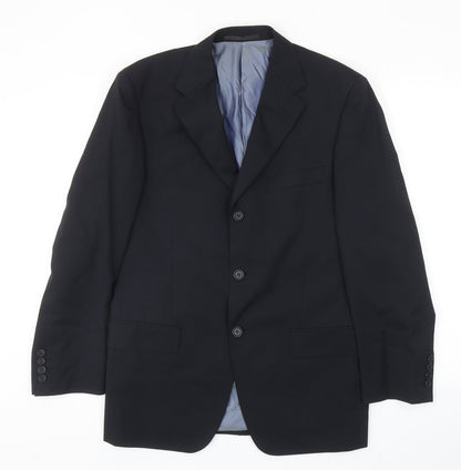 Mens UK Size 38 Marks and Spencer Regular Black Suit Jacket