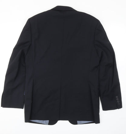 Mens UK Size 38 Marks and Spencer Regular Black Suit Jacket