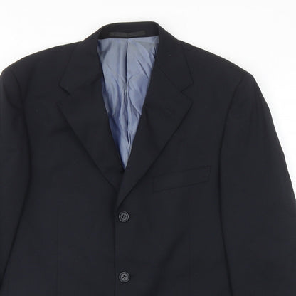 Mens UK Size 38 Marks and Spencer Regular Black Suit Jacket