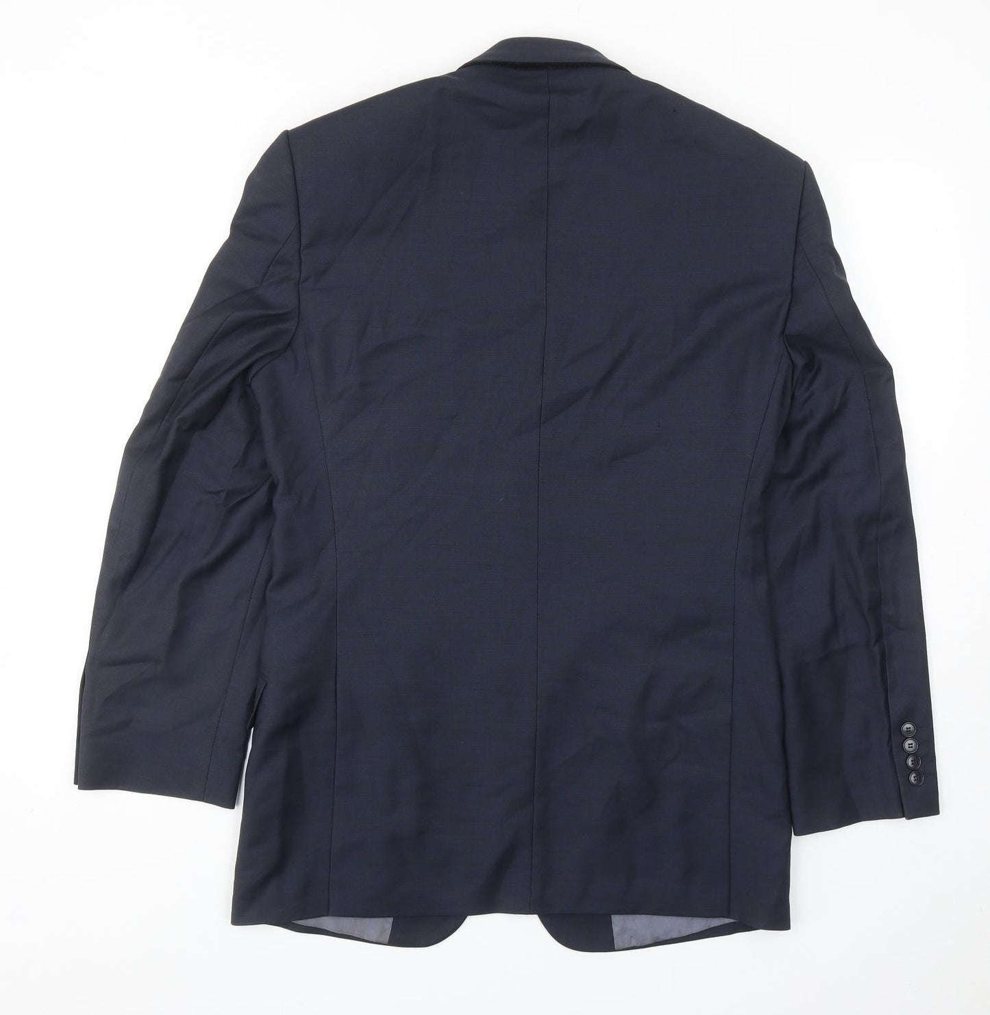 Mens UK Size 36 Marks and Spencer Regular Blue Suit Jacket