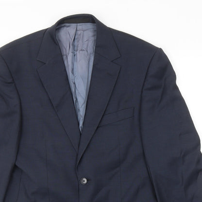 Mens UK Size 36 Marks and Spencer Regular Blue Suit Jacket