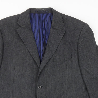 Mens UK Size 42 Marks and Spencer Regular Grey Suit Jacket