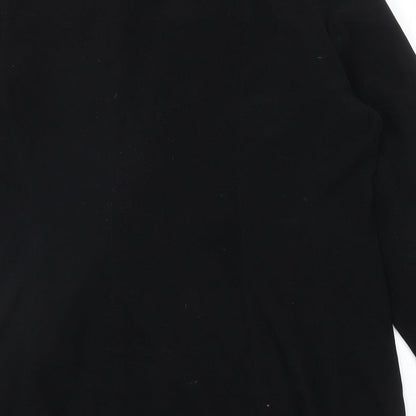 Delswa Womens Black Jacket Size 12 Zip