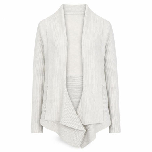 Womens UK Size M Verve Ami Beige Cardigan Jumper