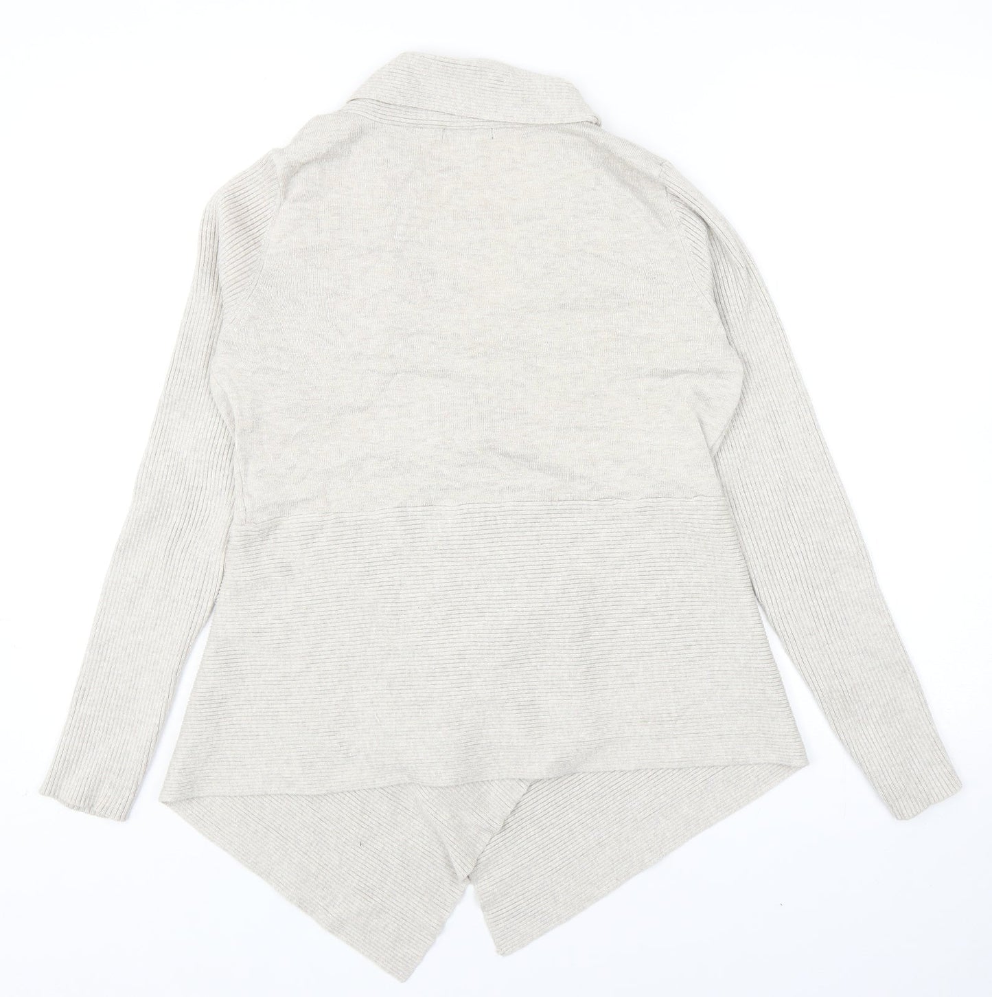 Womens UK Size M Verve Ami Beige Cardigan Jumper