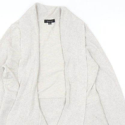 Womens UK Size M Verve Ami Beige Cardigan Jumper