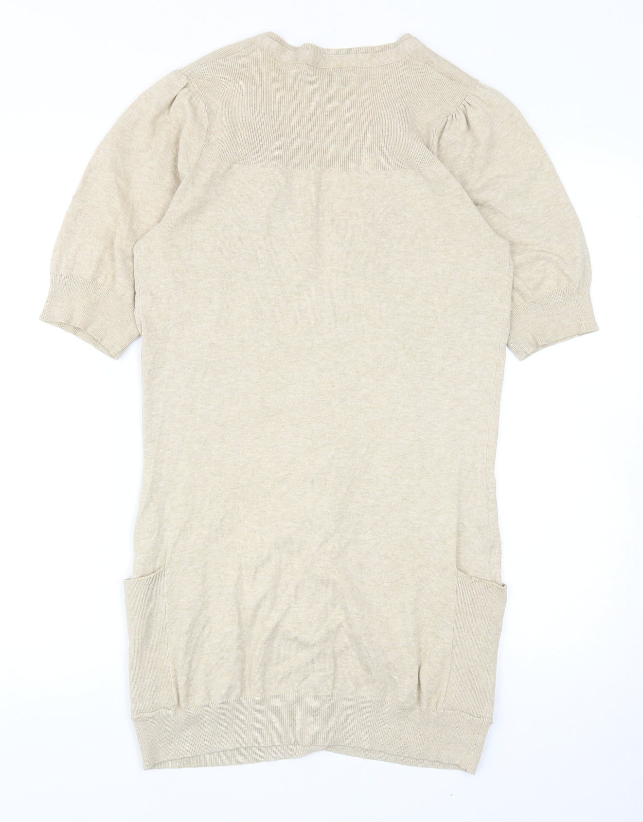 Womens UK Size 10 Principles Beige Cardigan Jumper