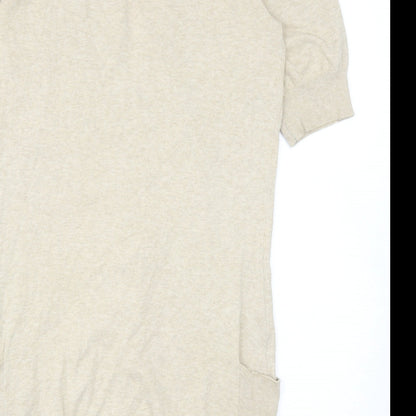 Womens UK Size 10 Principles Beige Cardigan Jumper