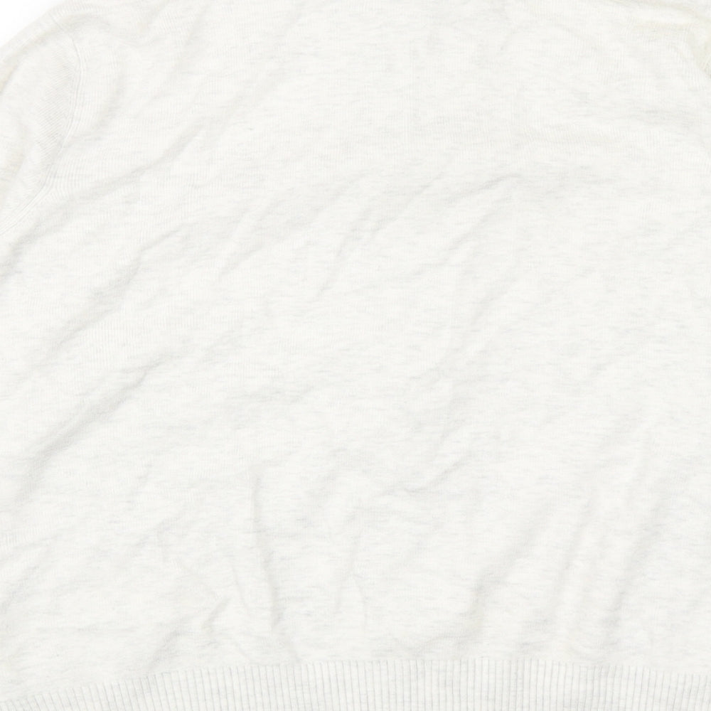 Womens UK Size M Marks and Spencer Grey Full Zip Jumper