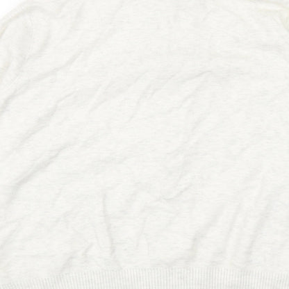 Womens UK Size M Marks and Spencer Grey Full Zip Jumper