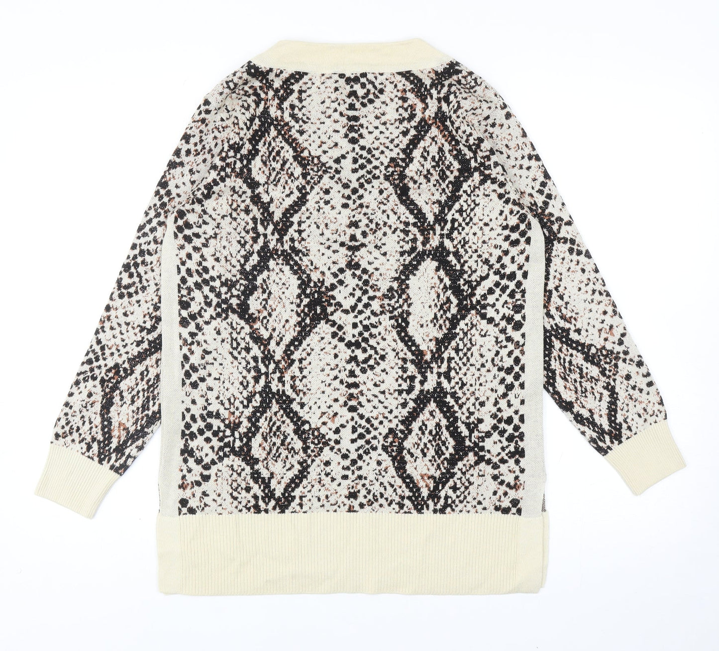 Womens UK Size 6 River Island Beige Pullover Jumper