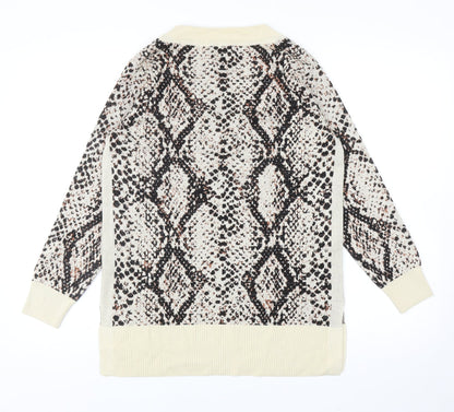 Womens UK Size 6 River Island Beige Pullover Jumper