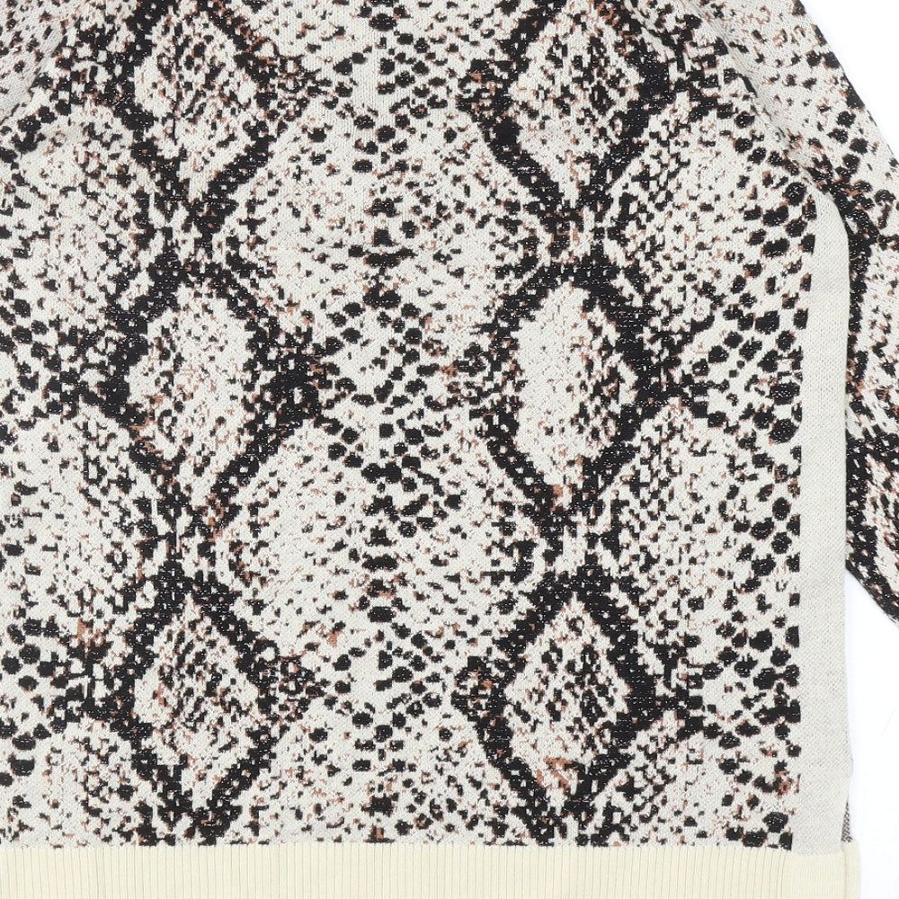 Womens UK Size 6 River Island Beige Pullover Jumper