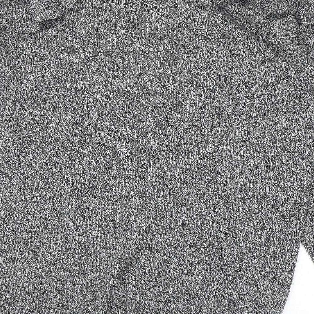 b.young Womens Grey Round Neck Viscose Pullover Jumper Size S