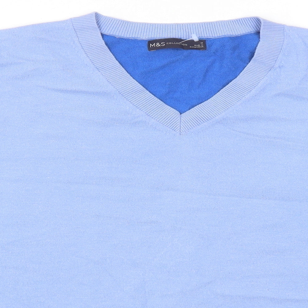 Womens UK Size 18 Marks and Spencer Blue Pullover Jumper