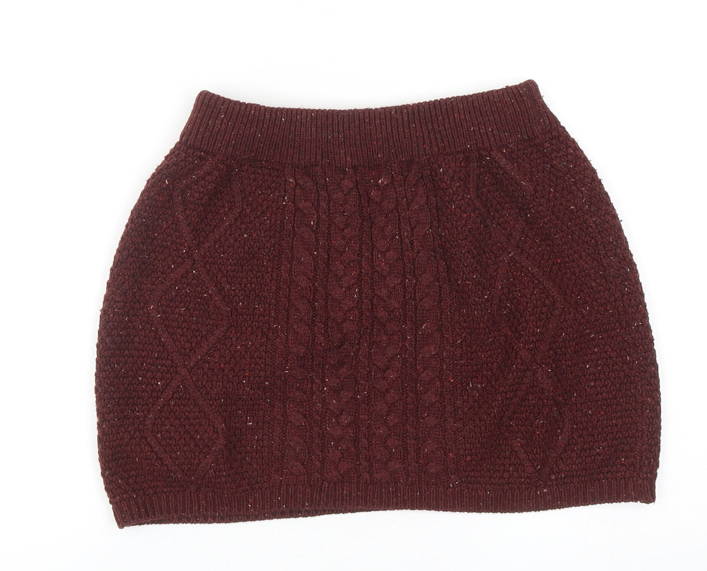 Atmosphere Womens Red Geometric Acrylic Bandage Skirt Size 8