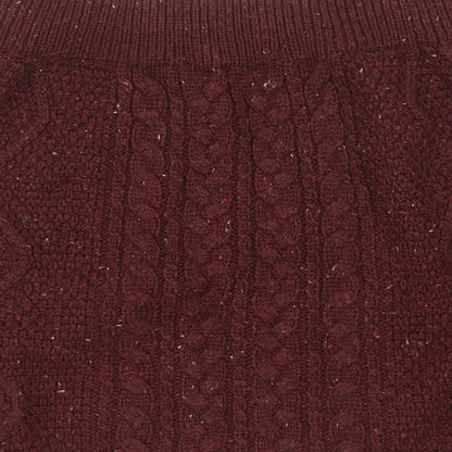 Atmosphere Womens Red Geometric Acrylic Bandage Skirt Size 8