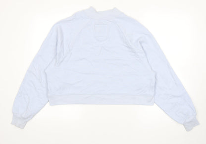 Hollister Womens Blue Cotton Pullover Sweatshirt Size M Pullover - Butterfly