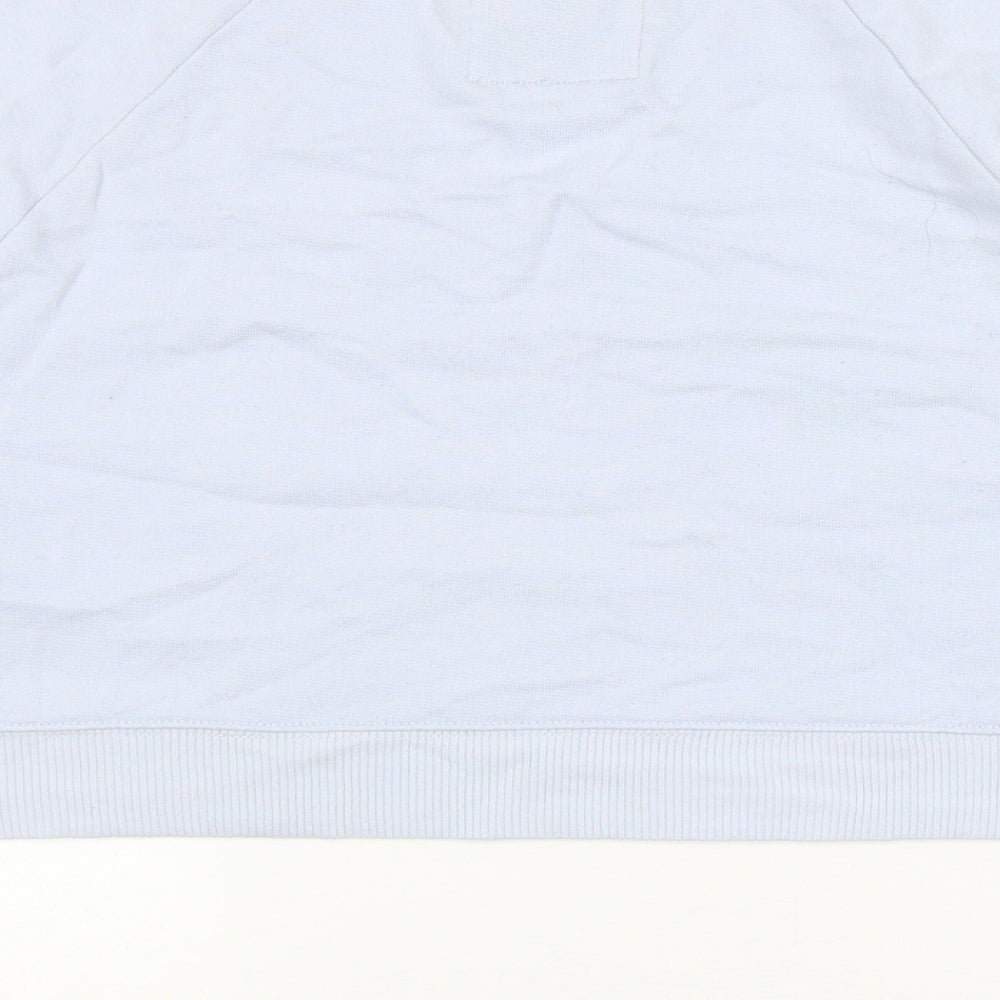 Hollister Womens Blue Cotton Pullover Sweatshirt Size M Pullover - Butterfly