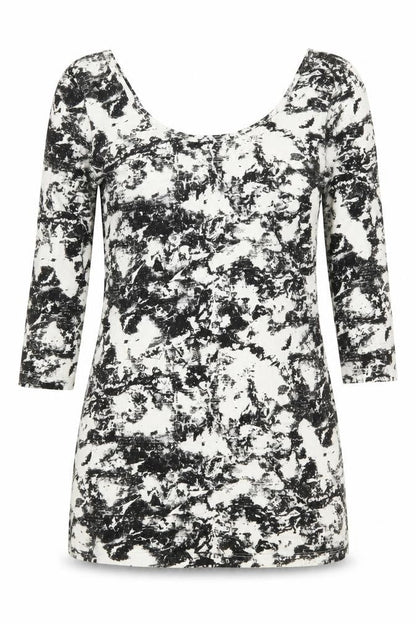 Womens UK Size 10 Internacionale Black Basic Blouse