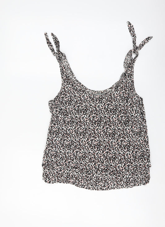 Womens UK Size 12 Oasis Multicoloured Basic Tank