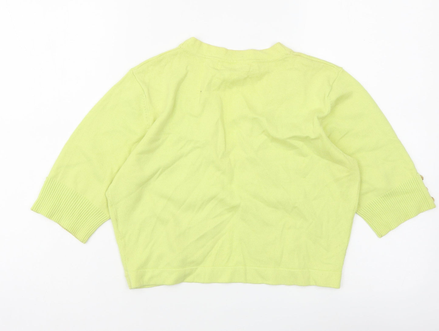 Womens UK Size S M&Co Green Shrug Jumper