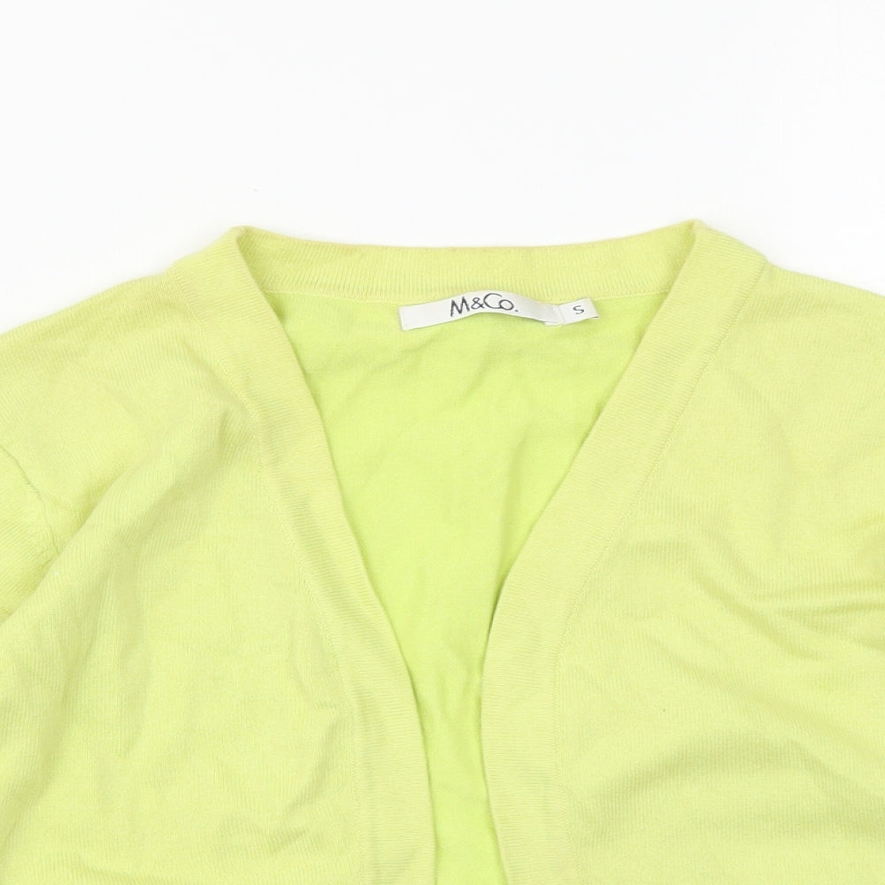 Womens UK Size S M&Co Green Shrug Jumper