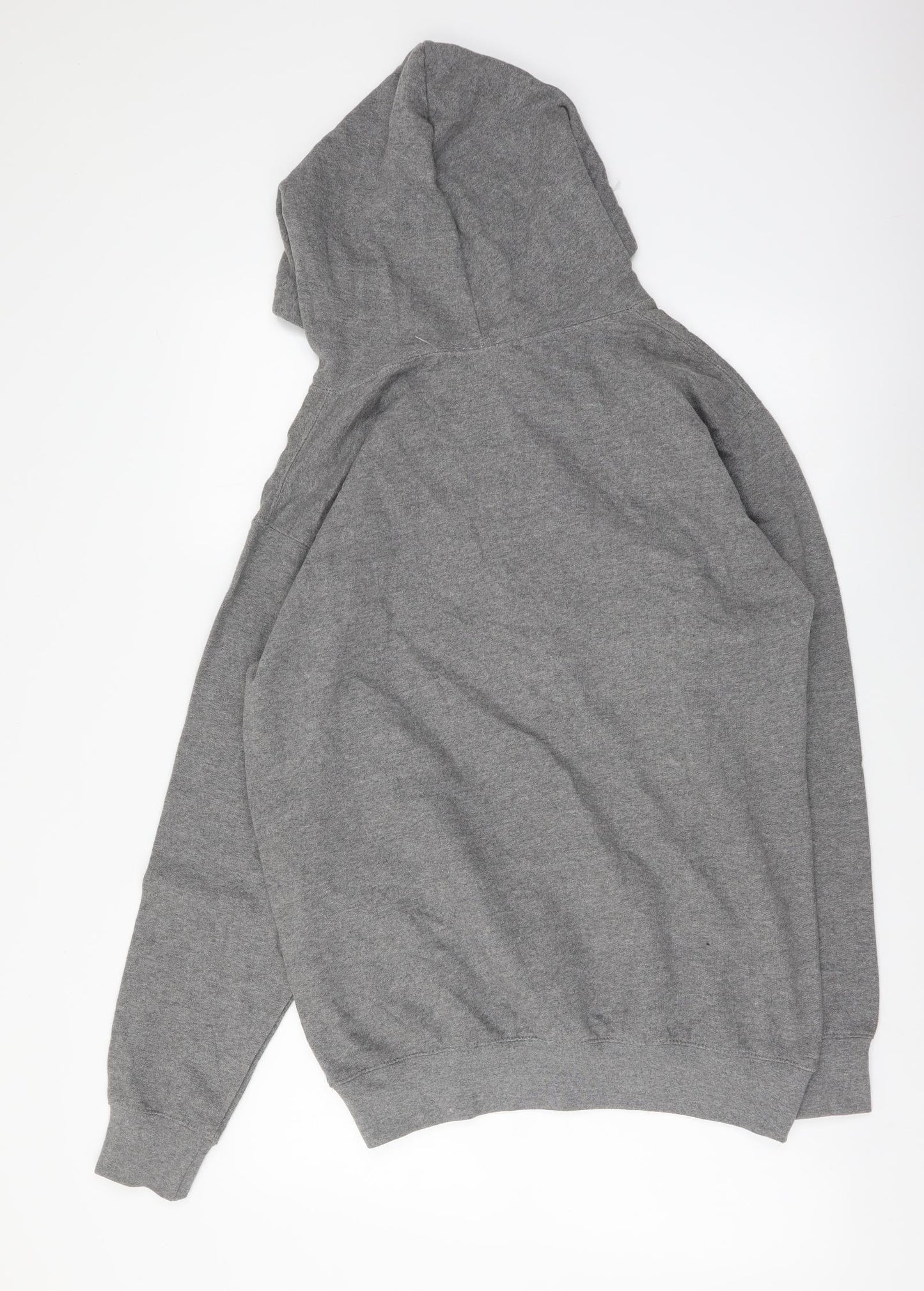 Jostens Mens Grey Cotton Pullover Hoodie Size S - Senior Class