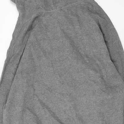 Jostens Mens Grey Cotton Pullover Hoodie Size S - Senior Class