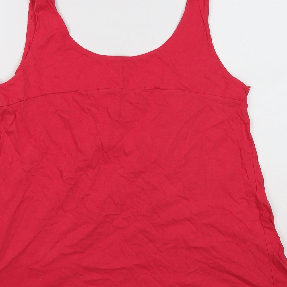 Womens UK Size 14 Evie Pink Basic Tank
