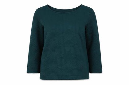Dorothy Perkins Womens Green Polyester Pullover Sweatshirt Size 10 Pullover