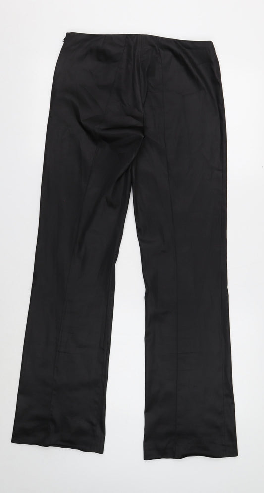 Womens UK Size S Divided Regular Fit  Black Trousers