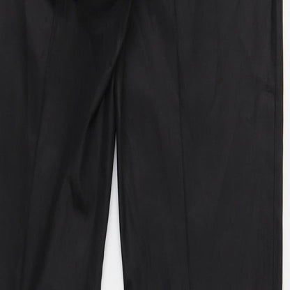 Womens UK Size S Divided Regular Fit  Black Trousers