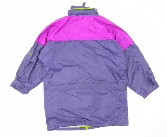 Womens UK Size S Outdoor Scene Multicoloured Rain Coat