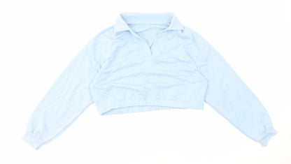 Primark Womens Blue Cotton Pullover Sweatshirt Size M Pullover