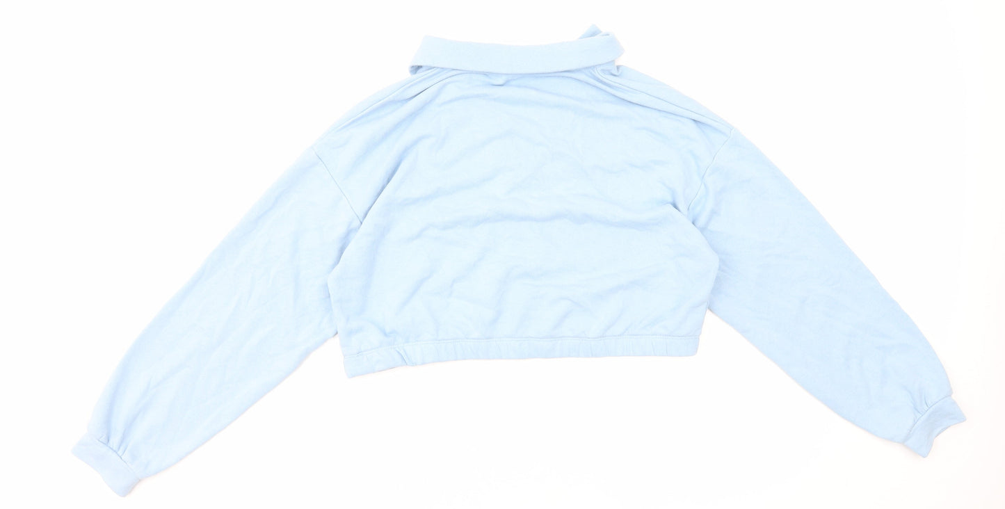 Primark Womens Blue Cotton Pullover Sweatshirt Size M Pullover