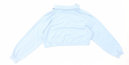 Primark Womens Blue Cotton Pullover Sweatshirt Size M Pullover
